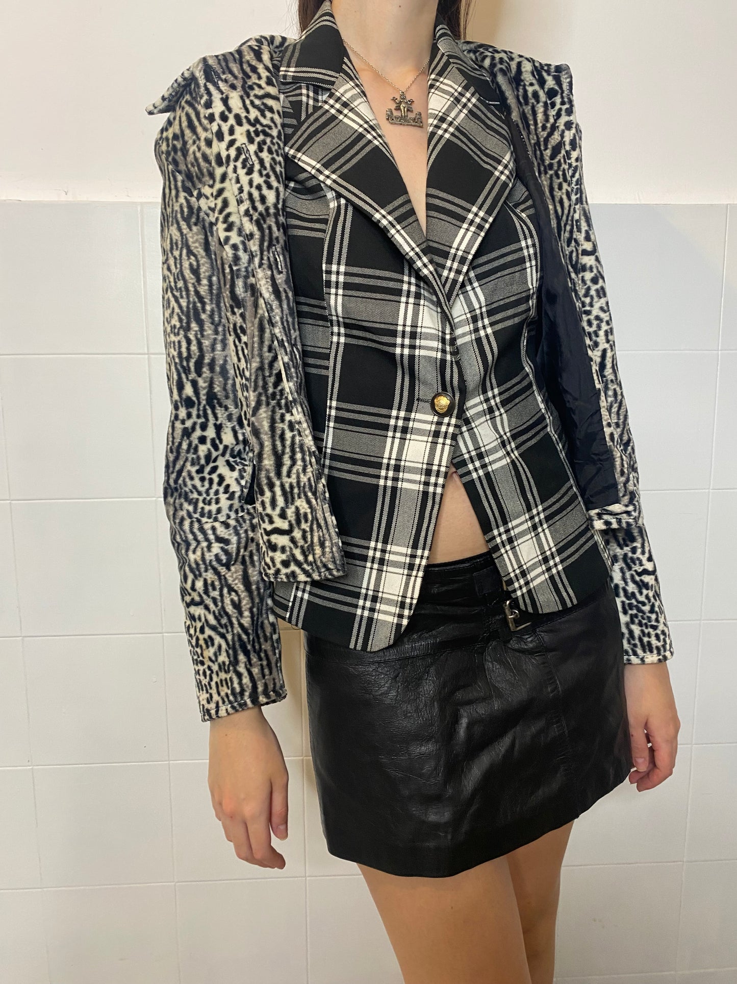 VINTAGE CHECKED JACKET