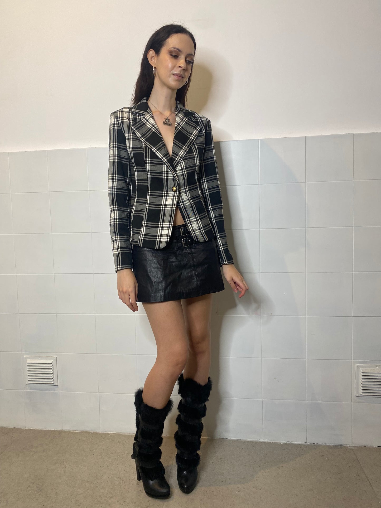 VINTAGE CHECKED JACKET