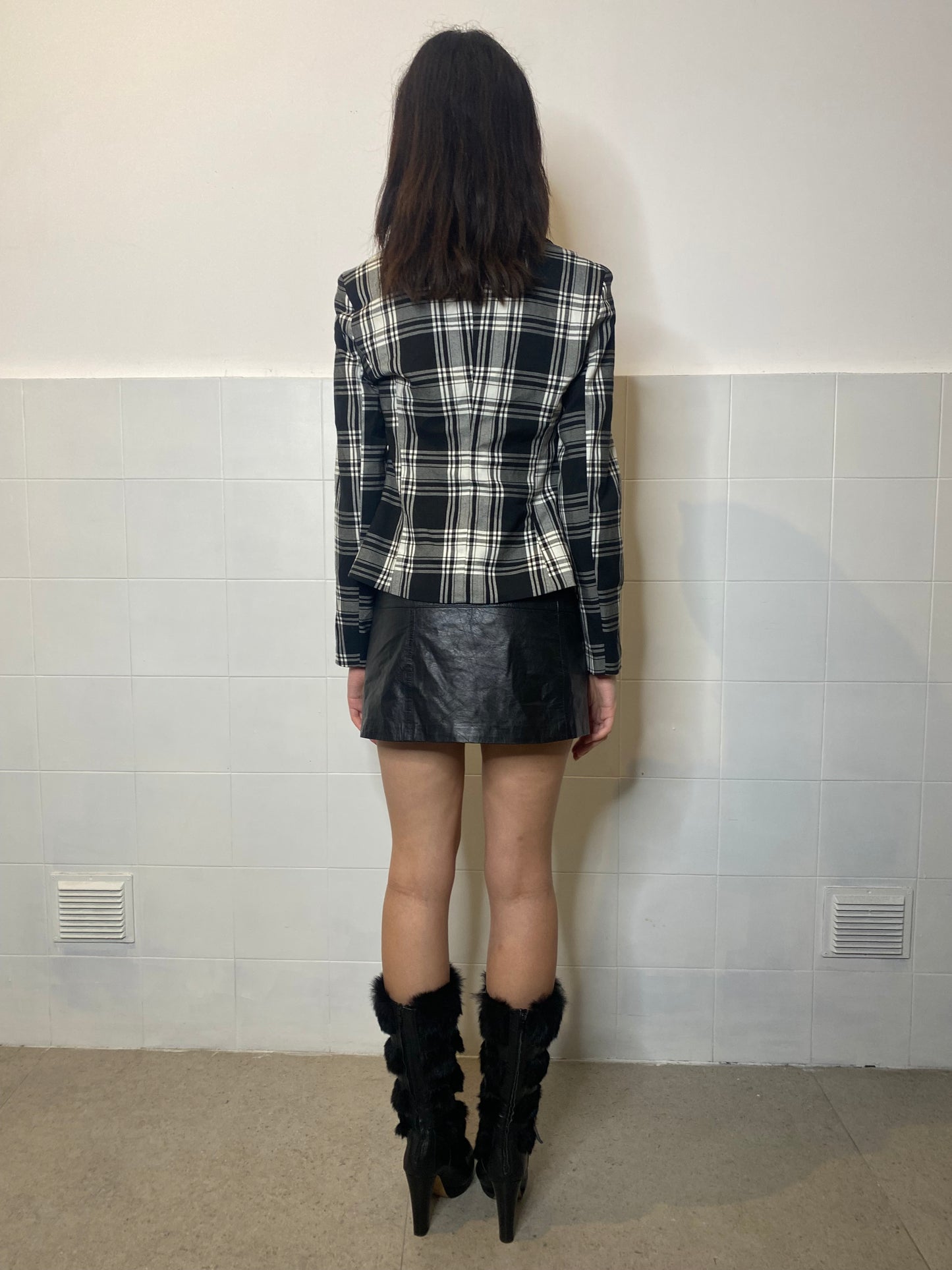 VINTAGE CHECKED JACKET