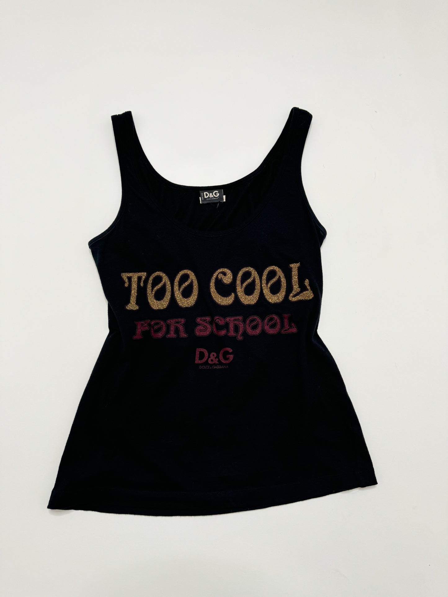 D&G “TOO COOL FOR SCHOOL” TOP