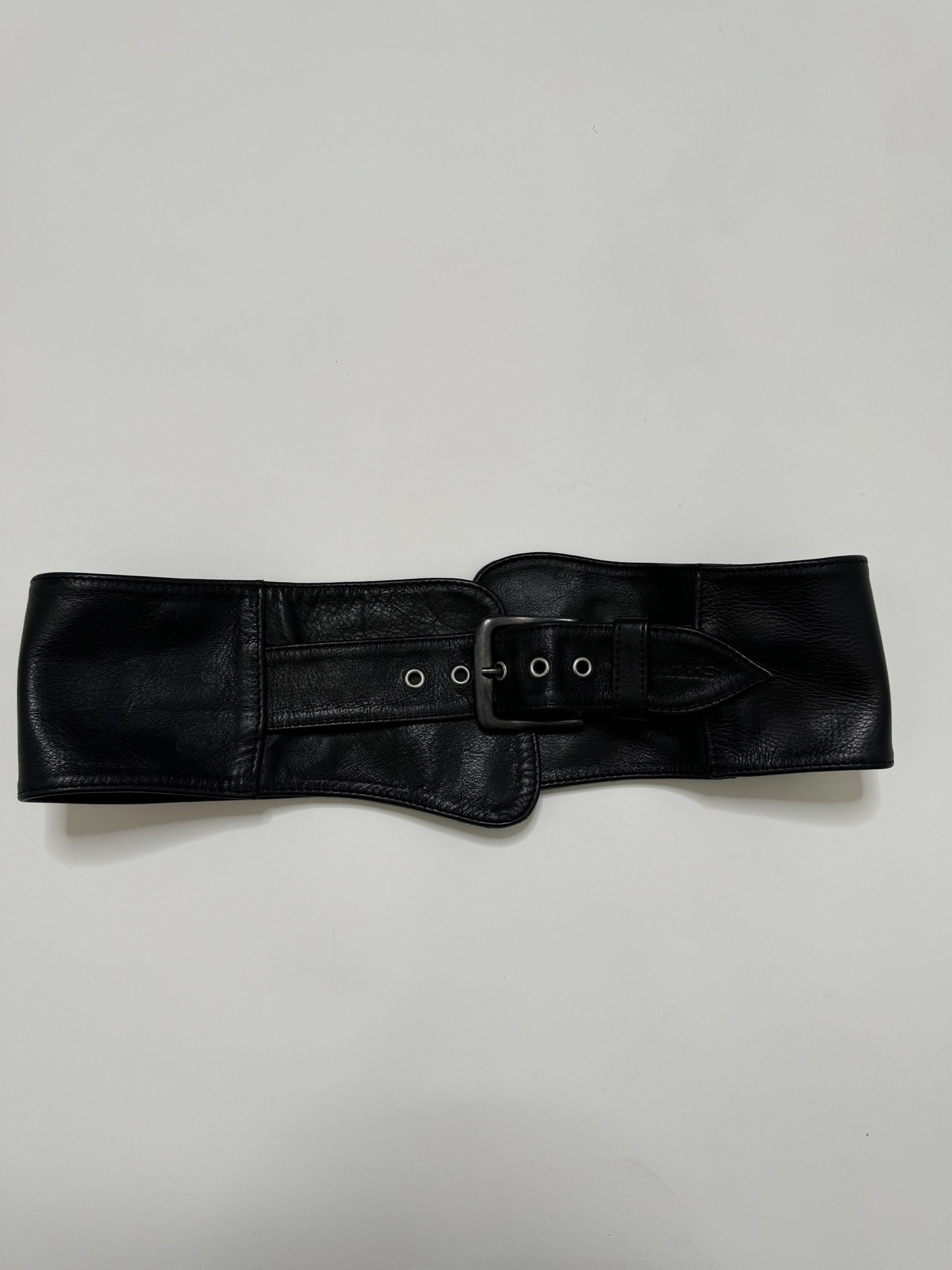 IKKS LEATHER MAXI BELT