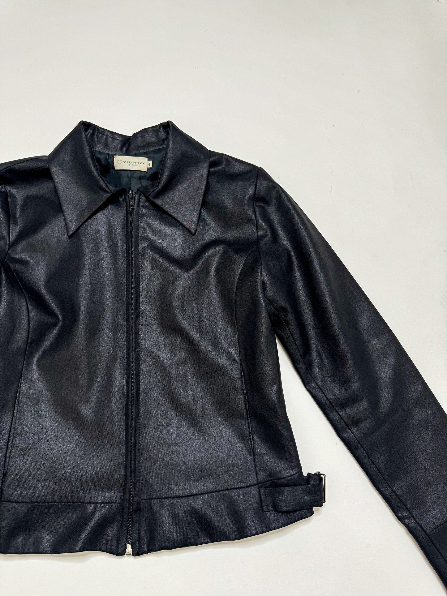 BLACK SATIN JACKET